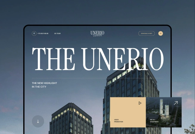 Modern skyscrapers at dusk with a stylish magazine title overlay.